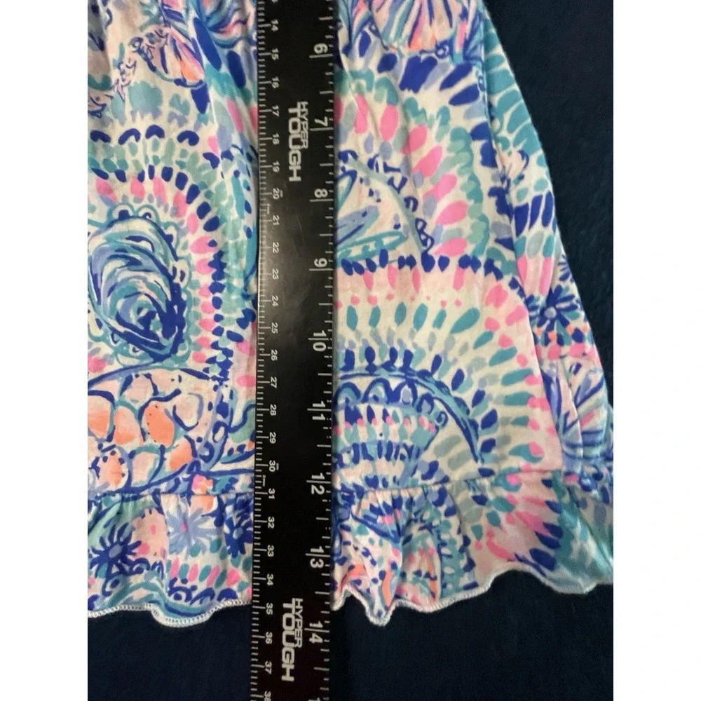 Lilly Pulitzer Dress 6 12 months Blue Grotto Commotion In The Ocean Bubble Pink